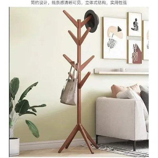 Versatile Coat Rack Shelf: Bedroom Floor Hanger