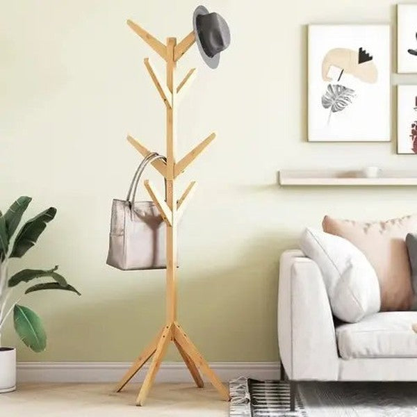 Versatile Coat Rack Shelf: Bedroom Floor Hanger
