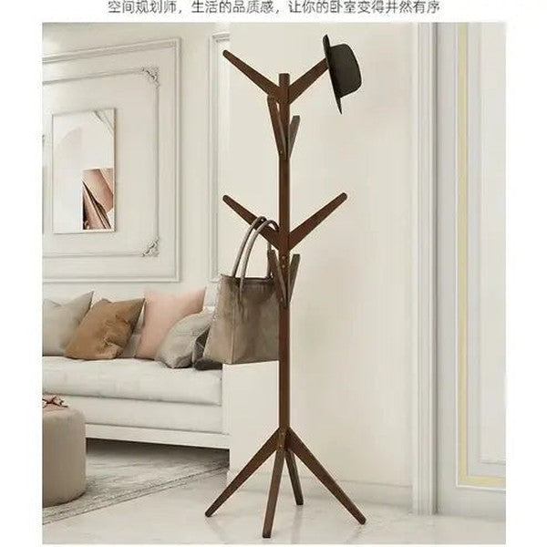 Versatile Coat Rack Shelf: Bedroom Floor Hanger