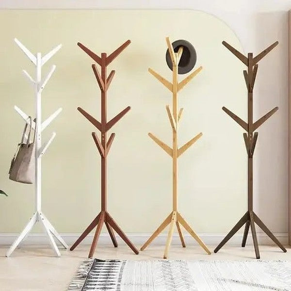 Versatile Coat Rack Shelf: Bedroom Floor Hanger