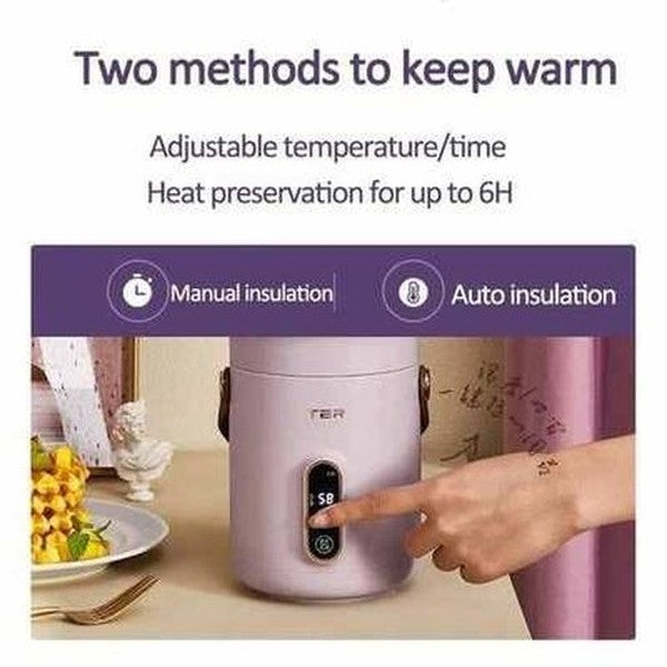 Versatile Electric Portable Cooking Pot for Stewing Soup and Porridge