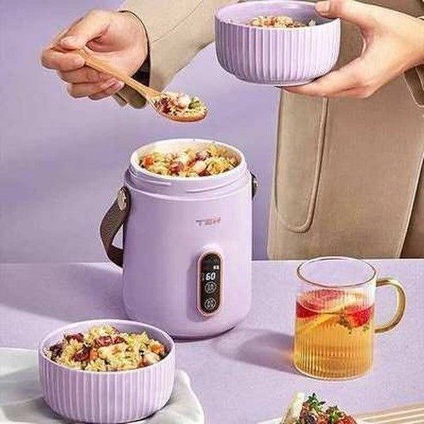 Versatile Electric Portable Cooking Pot for Stewing Soup and Porridge