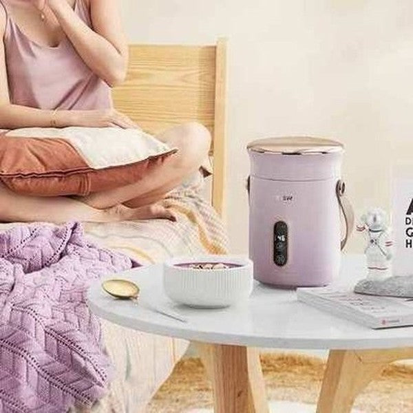 Versatile Electric Portable Cooking Pot for Stewing Soup and Porridge