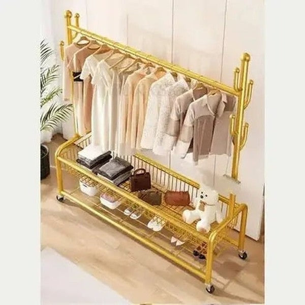 Versatile Metal Clothes Storage Coat Rack