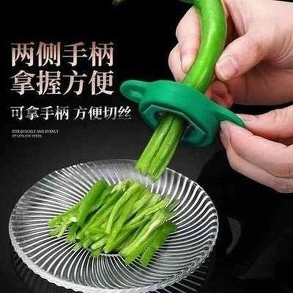 Versatile Stainless Steel Slicer Shredder for Fast Food Prep