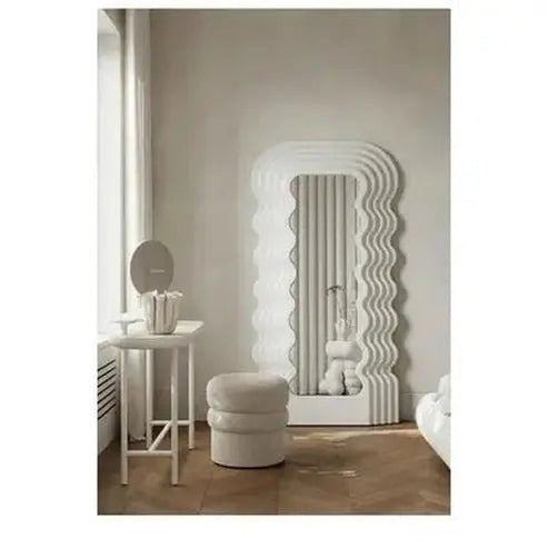 Vibrant Pink Vanity Accent with Macrame Living Room Lamp