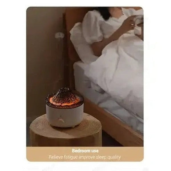 Volcano Flame Effect Essential Oil Diffuser and Air Humidifier
