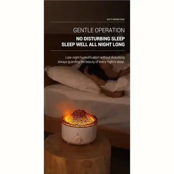 Volcano Flame Effect Essential Oil Diffuser and Air Humidifier