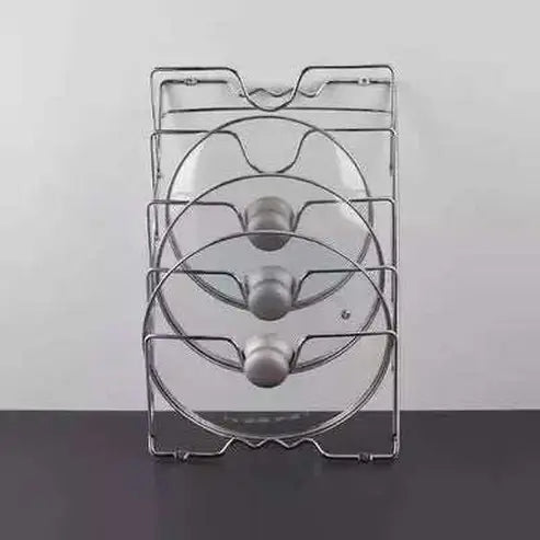 Wall Hanging Pot Cover Rack Five-Layer Pot Lid
