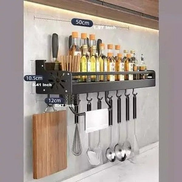 Wall Metal Kitchen Spice Organizer Rack