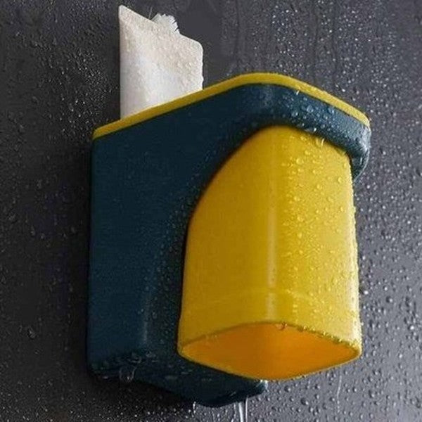 Wall Mount Magnetic Bathroom Gargle Toothbrush Cup