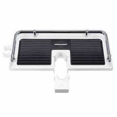 Wall-Mounted Bathroom Organizer with Shower Shelf Storage Rack