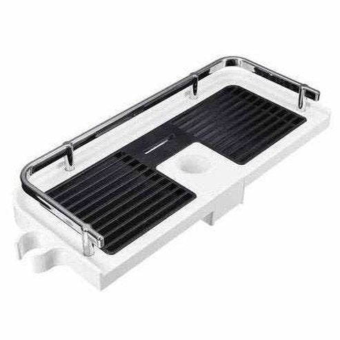 Wall-Mounted Bathroom Organizer with Shower Shelf Storage Rack