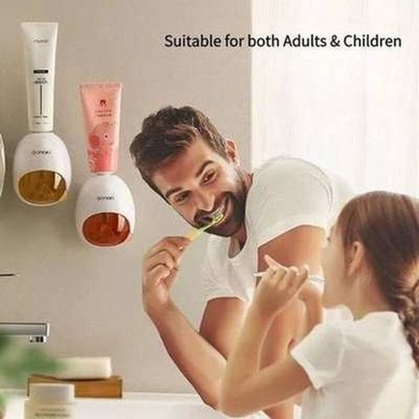 Wall Mounted Bathroom Toothpaste Dispenser Squeezer
