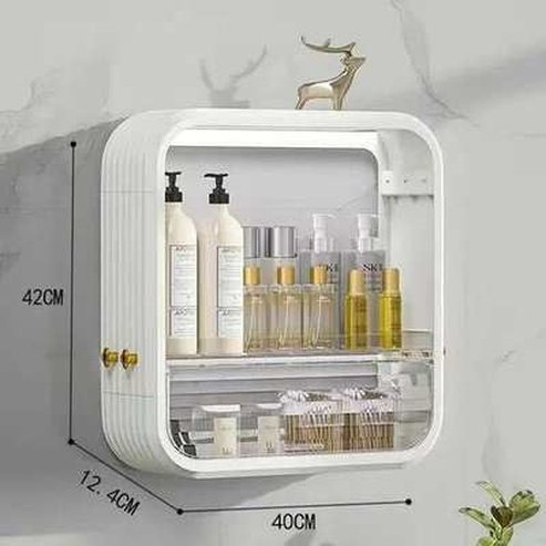 Wall-Mounted Layered Bathroom Storage Box