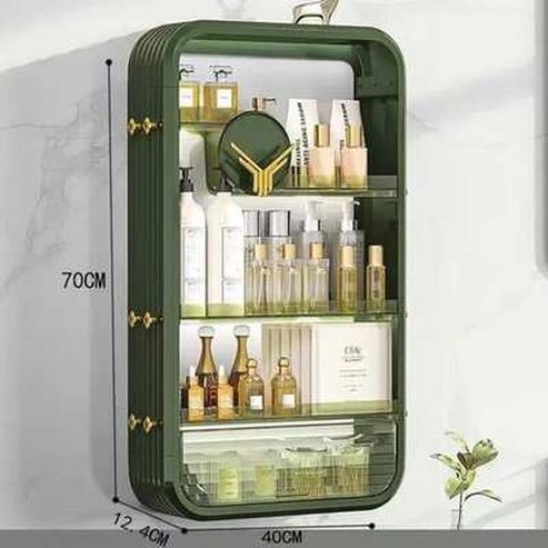 Wall-Mounted Layered Bathroom Storage Box