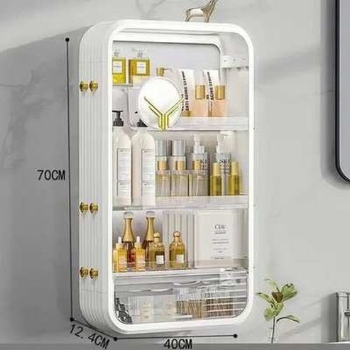 Wall-Mounted Layered Bathroom Storage Box