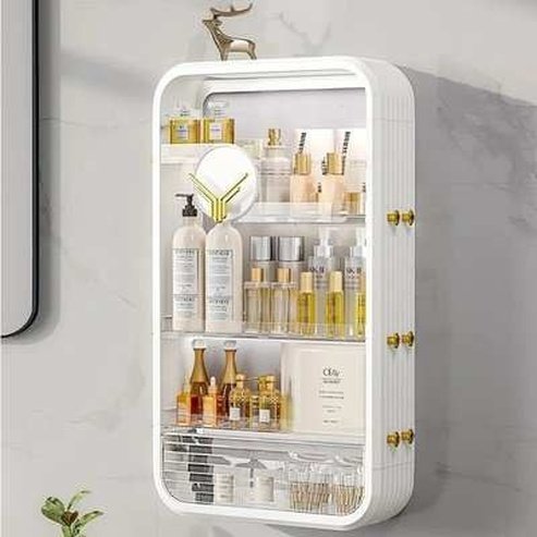 Wall-Mounted Layered Bathroom Storage Box
