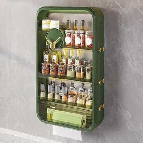 Wall-Mounted Layered Bathroom Storage Box