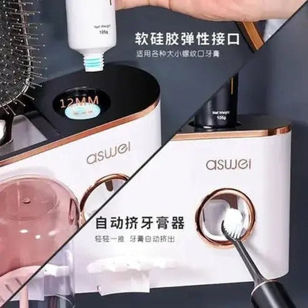 Wall-Mounted Toothbrush Holder: Maximize Space with Style