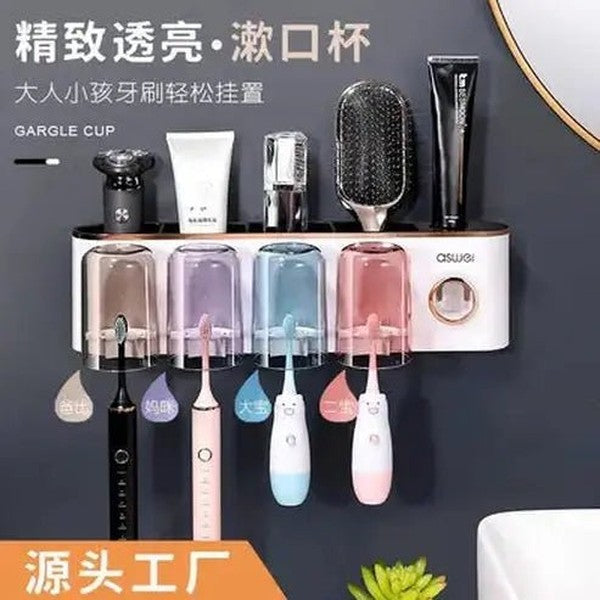 Wall-Mounted Toothbrush Holder: Maximize Space with Style