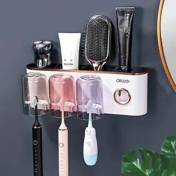 Wall-Mounted Toothbrush Holder: Maximize Space with Style