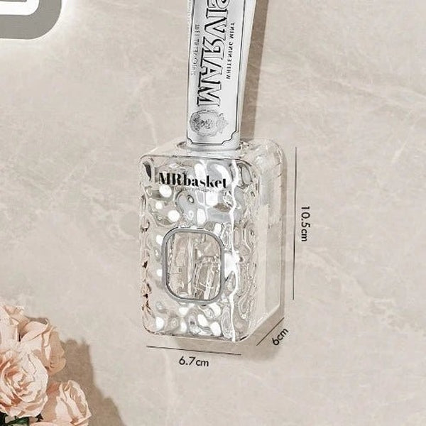 Wall-Mounted Toothbrush Organizer: Convenient Bathroom Storage Solution