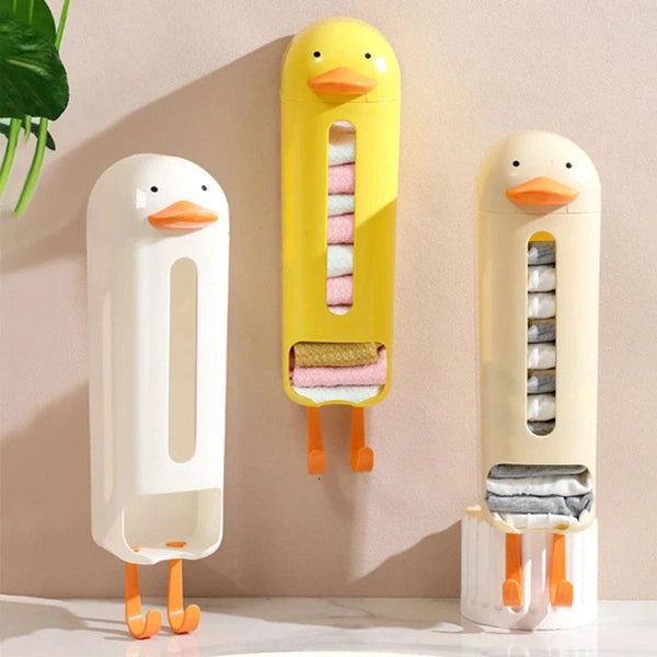 Wall-Mounted Underwear Storage Box, Closet Panties Socks Organizer, No Need to Punch