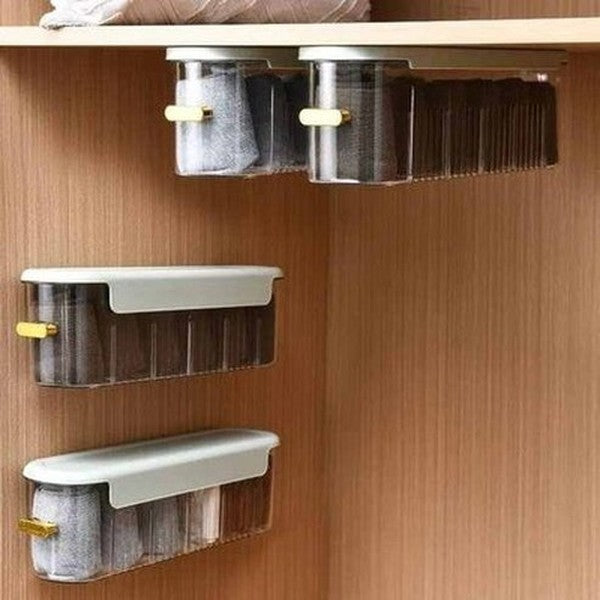 Wall-hanging Underwear Storage Box Wardrobe Cabinet Desktop Side