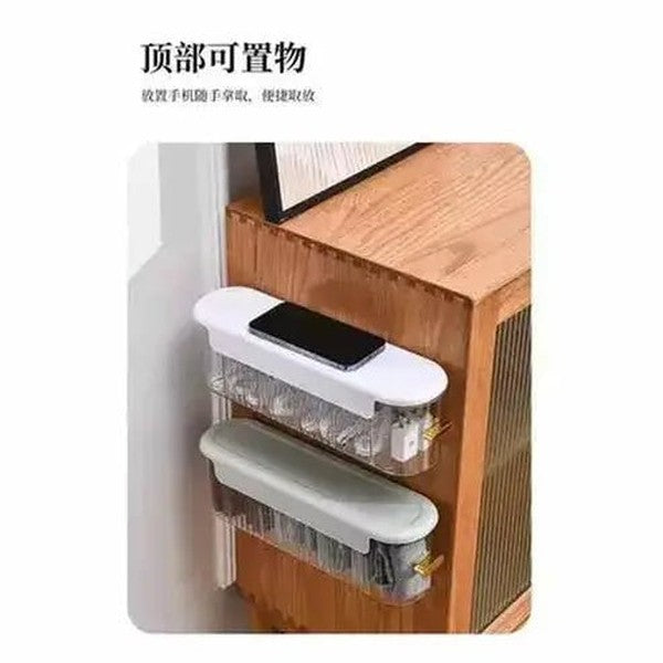Wall-hanging Underwear Storage Box Wardrobe Cabinet Desktop Side