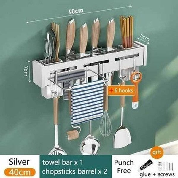 Wall-mounted Kitchen Rack Organizer for Knife