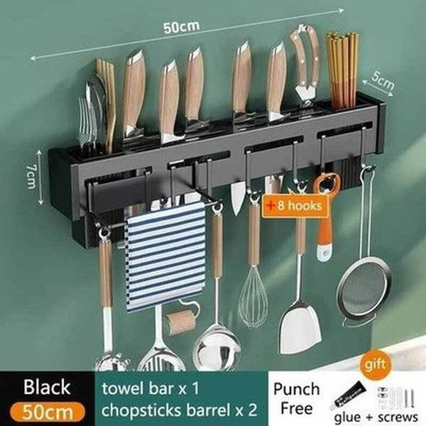 Wall-mounted Kitchen Rack Organizer for Knife