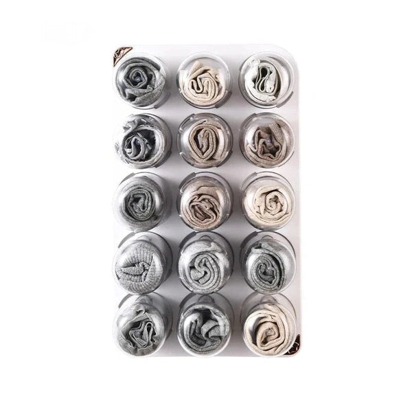 Wall Mounted Capsule Storage Boxes, Underwear Socks Headbands Sorting Transparent Organizer Bin