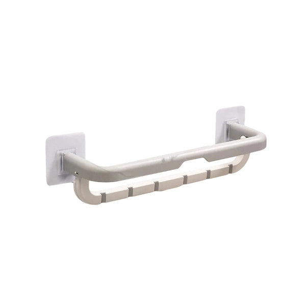 Wall Mounted Towel Rack, Plastic Bathroom Hanging Bar, Toilet Holder
