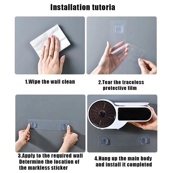 Waterproof Bathroom Tissue Box Waterproof Toilet Paper Dispenser