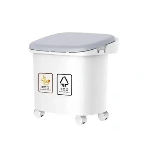 Wheel-Equipped Large Sorting Trash Can