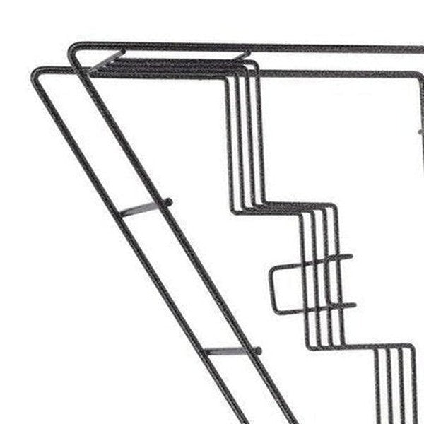 Wire Bottle Holder 4 Compartments Stainless Steel