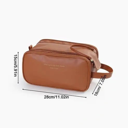Women's Waterproof Travel Toiletry Bag with Handle