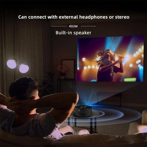 Xiaomi YT200 Mini Mobile Projector Home Use Palm Size Remote Projector Wire Screen Mirroring Smart Remote Control Projector. Electronics. Type: Multimedia Projectors.