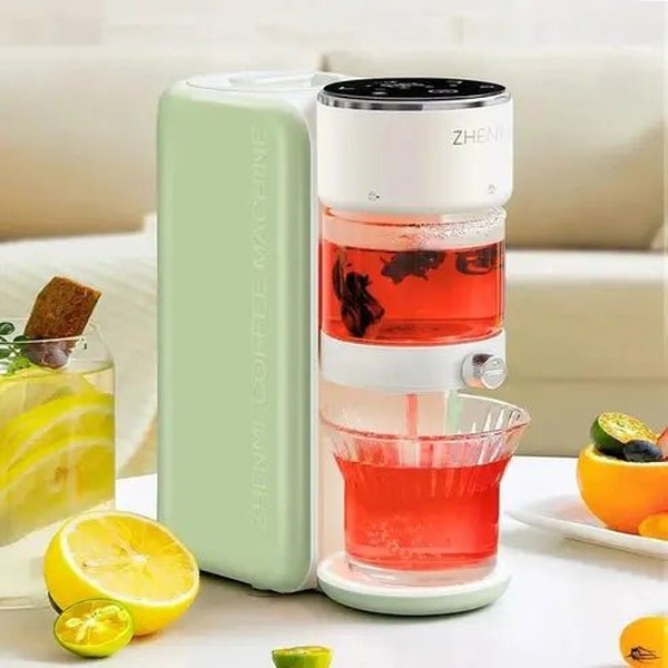 ZHENMI Italian Coffee Machine: Semi-Automatic Mini Brewe