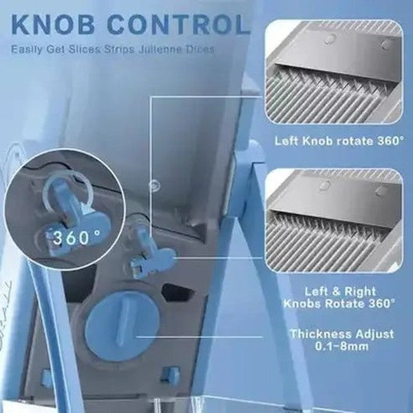 Versatile Kitchen Mandoline Slicer for Effortless Precision Slicing
