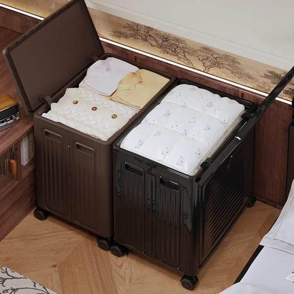 large capacity foldable storage box for home organization
