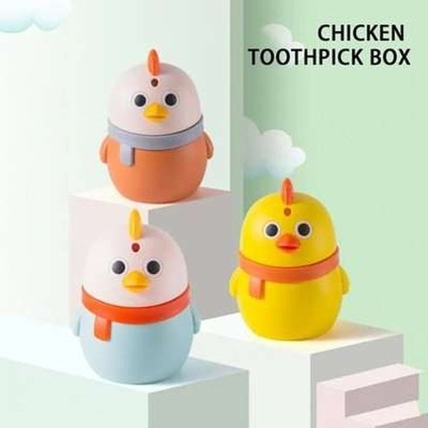 Automatic Shape Cartoon Chick Toothpick Dispenser