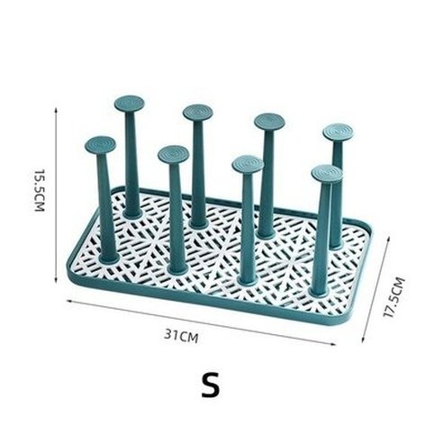 Cup Drying Rack Dustproof Glass Cup Drainer Detachable Bottle Holder Dish Drying Rack Storage Tray Kitchen Supplies. Kitchen Organizers: Kitchen Utensil Holders & Racks