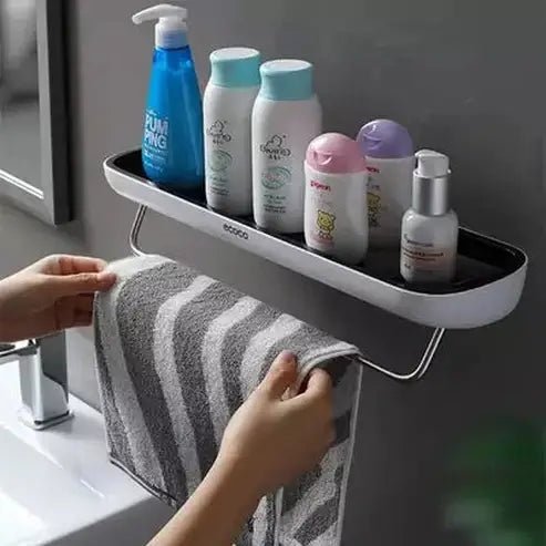 Bathroom Accessory Mounts Bathroom Accessory Mounts Bathroom accessory mount with towel rack · Dondepiso