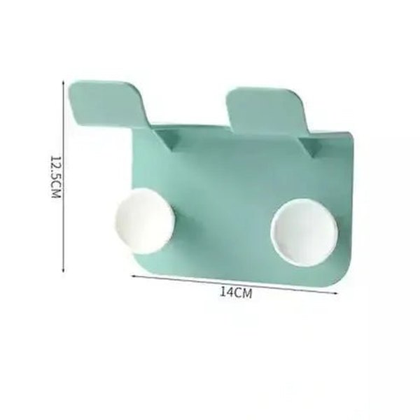 Storage Hair Dryer Rack Bathroom Accessory Mounts Wall-Mounted Hair Dryer Organizer Shelf – Dondepiso