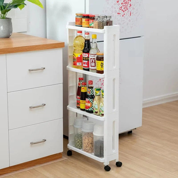 Waterproof PP PS storage holder with removable shelves