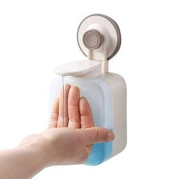 High-Quality Suction Cup Liquid Soap Dispenser for Bathroom and Kitchen