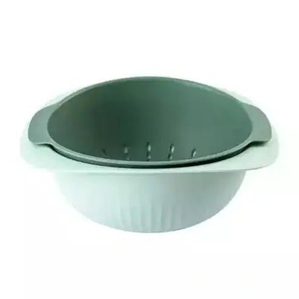Separation Washing Bowl Colanders & Strainers Green Quick and Easy Bowl Drain Strainer – Dondepiso