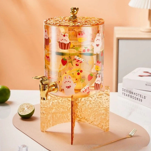 Cold Drink Dispenser for Juice Tea and Infused Water